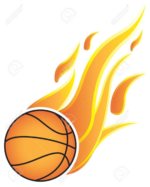 Detail Basketball Flames Clipart Nomer 4