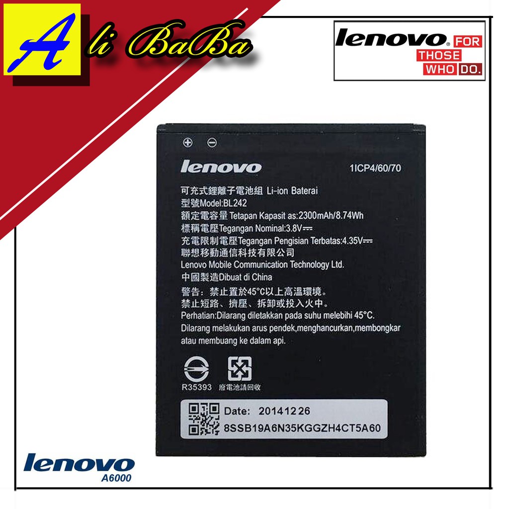 Detail Baterai Lenovo A6000 Nomer 9