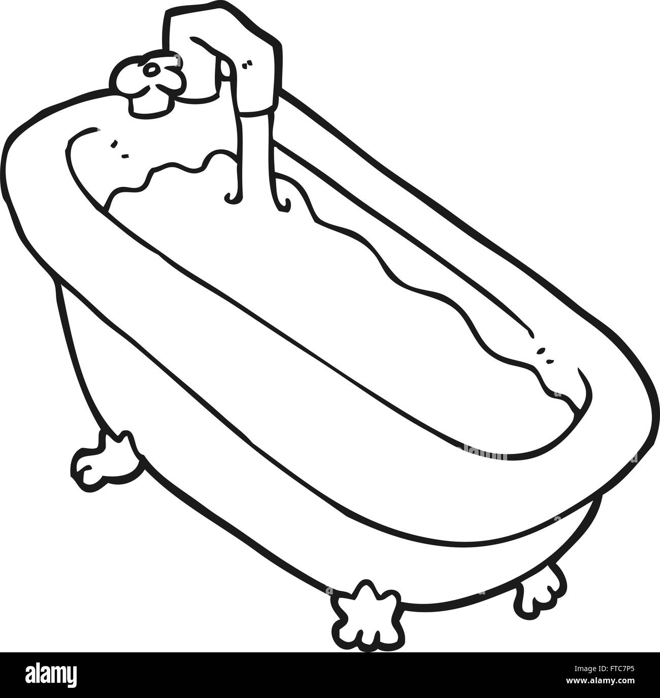 Detail Bath Black And White Clipart Nomer 5