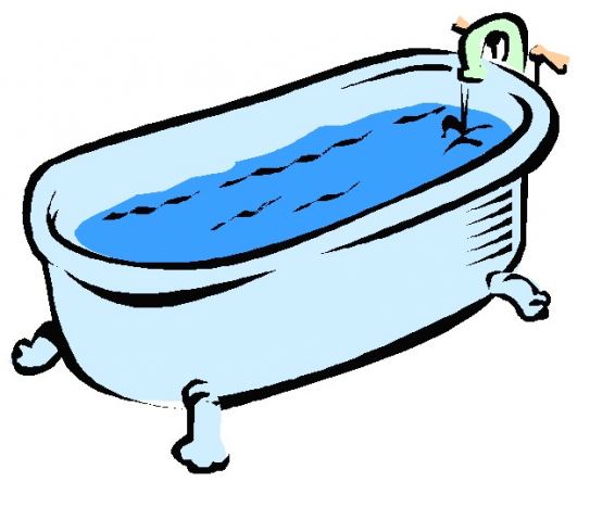 Detail Bath Tub Clipart Nomer 18