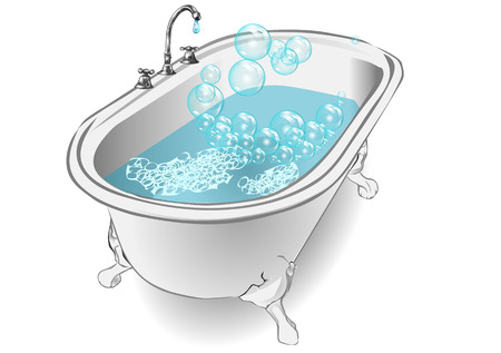 Detail Bath Tub Clipart Nomer 3