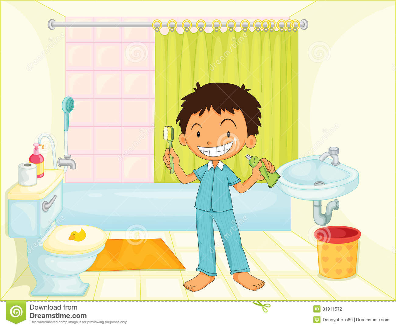 Detail Bathroom Clipart For Kids Nomer 10