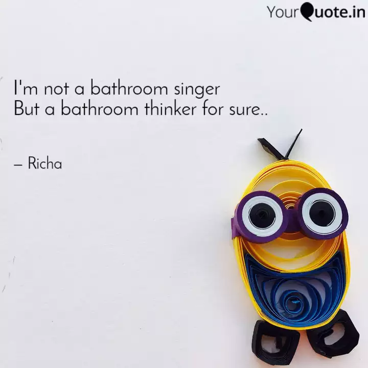 Detail Bathroom Singer Quotes Nomer 9