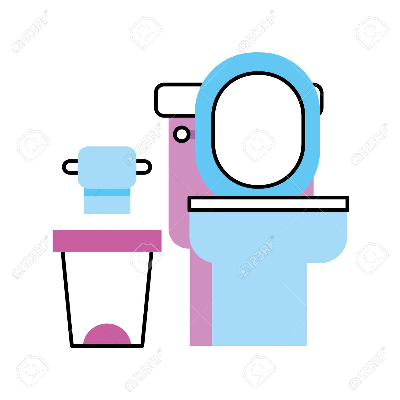 Detail Bathroom Trash Can Clipart Nomer 3