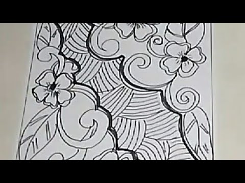 Detail Batik Abstrak Hitam Putih Nomer 18