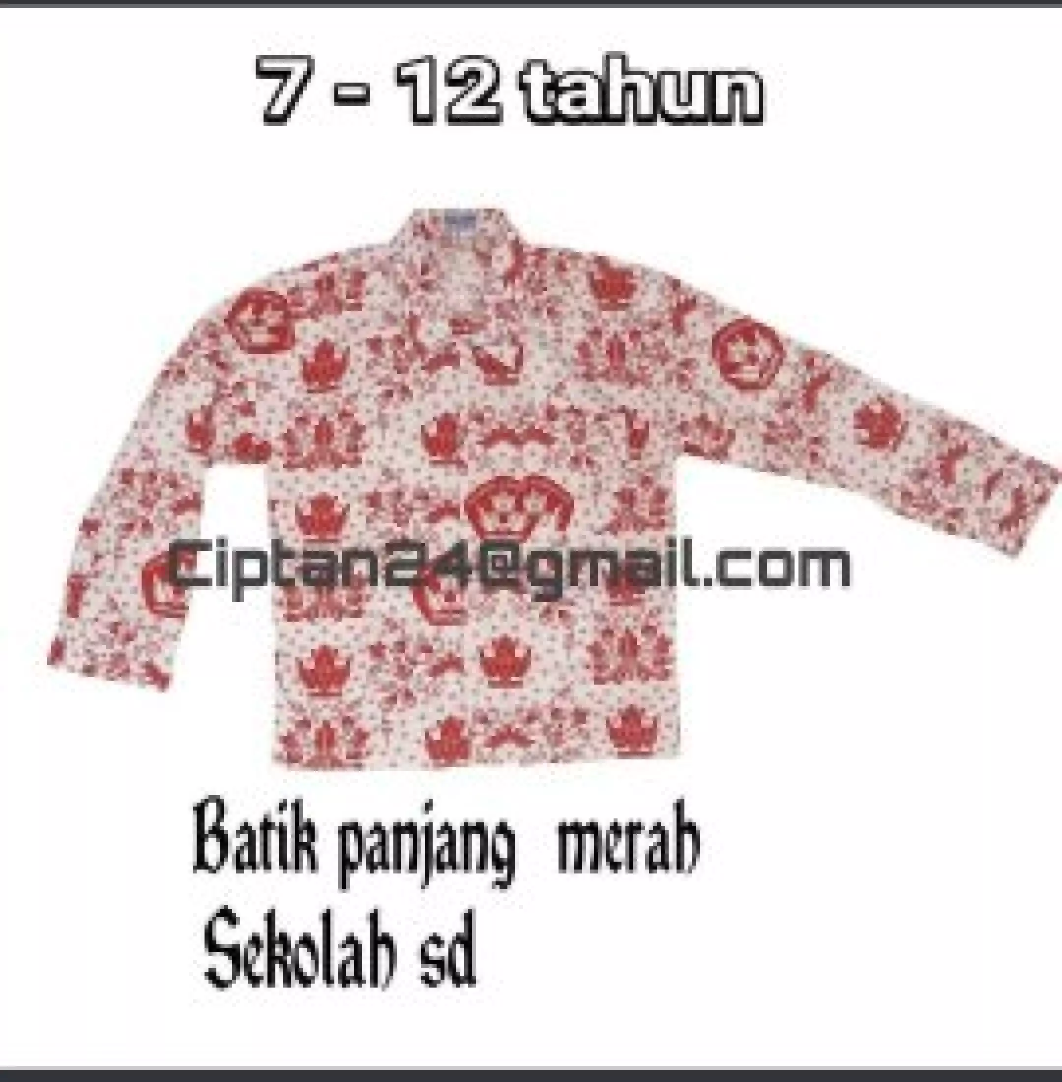 Detail Batik Anak Sd Nomer 15