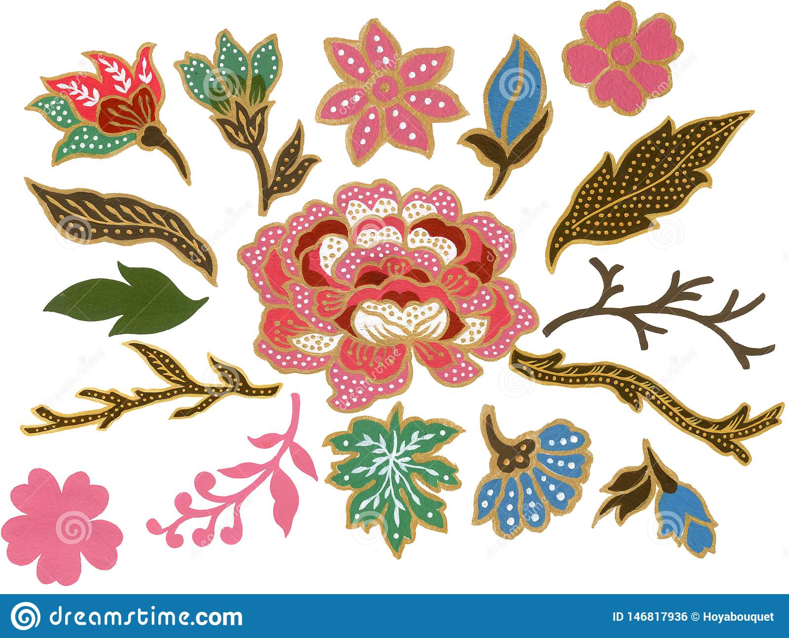Detail Batik Art Background Nomer 27