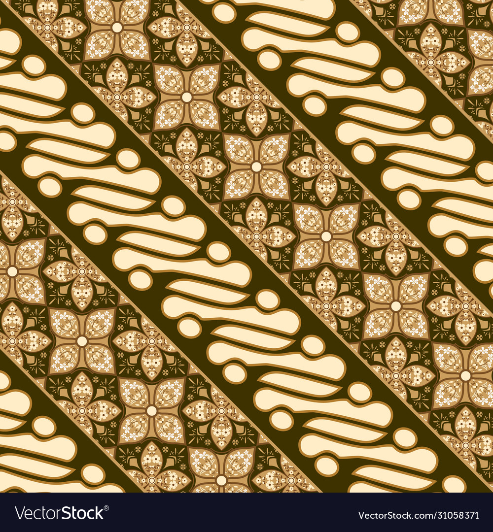 Detail Batik Art Vector Nomer 5
