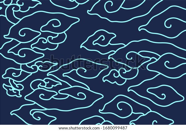 Detail Batik Awan Vector Nomer 18