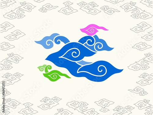 Detail Batik Awan Vector Nomer 22