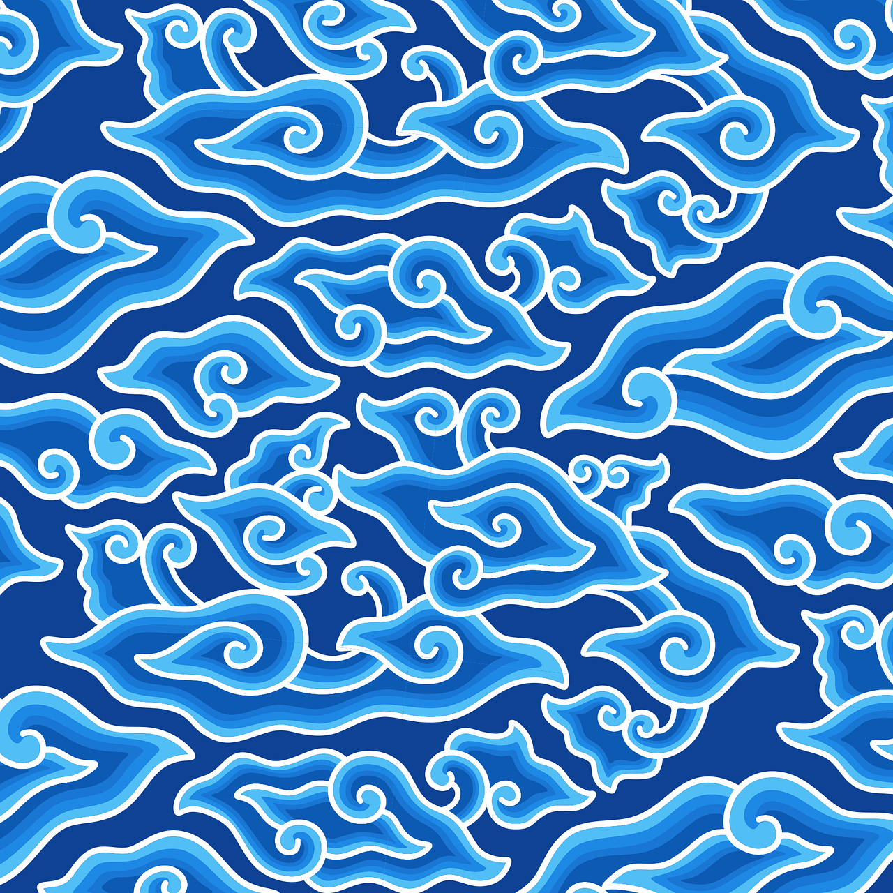 Detail Batik Awan Vector Nomer 4