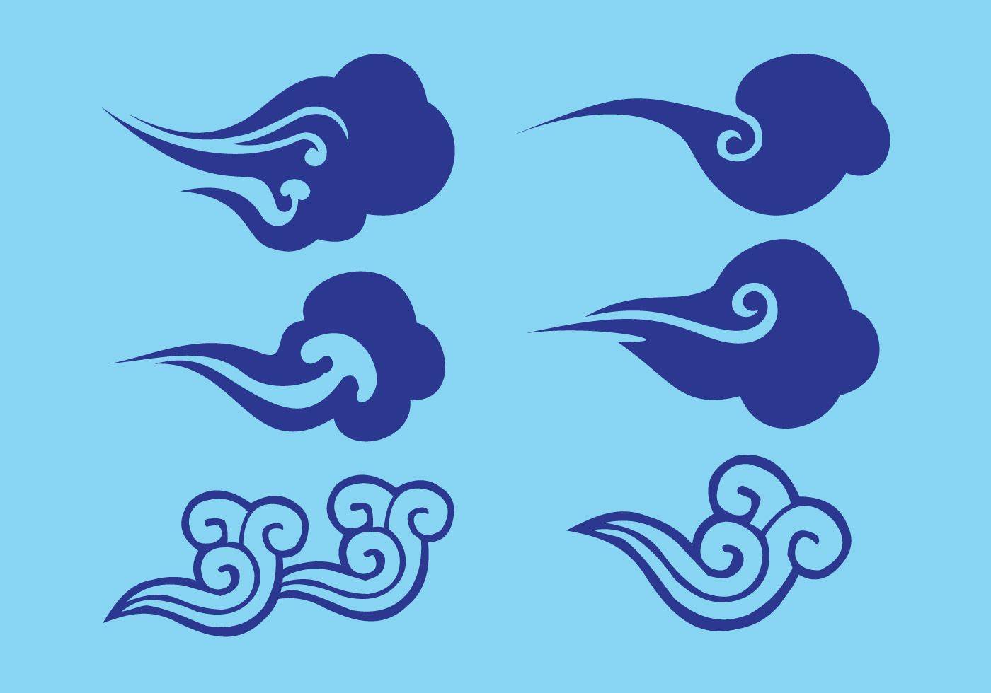 Detail Batik Awan Vector Nomer 7