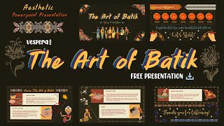 Detail Batik Background Powerpoint Nomer 48