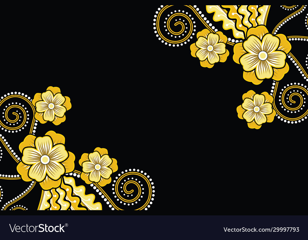 Detail Batik Background Vector Nomer 15