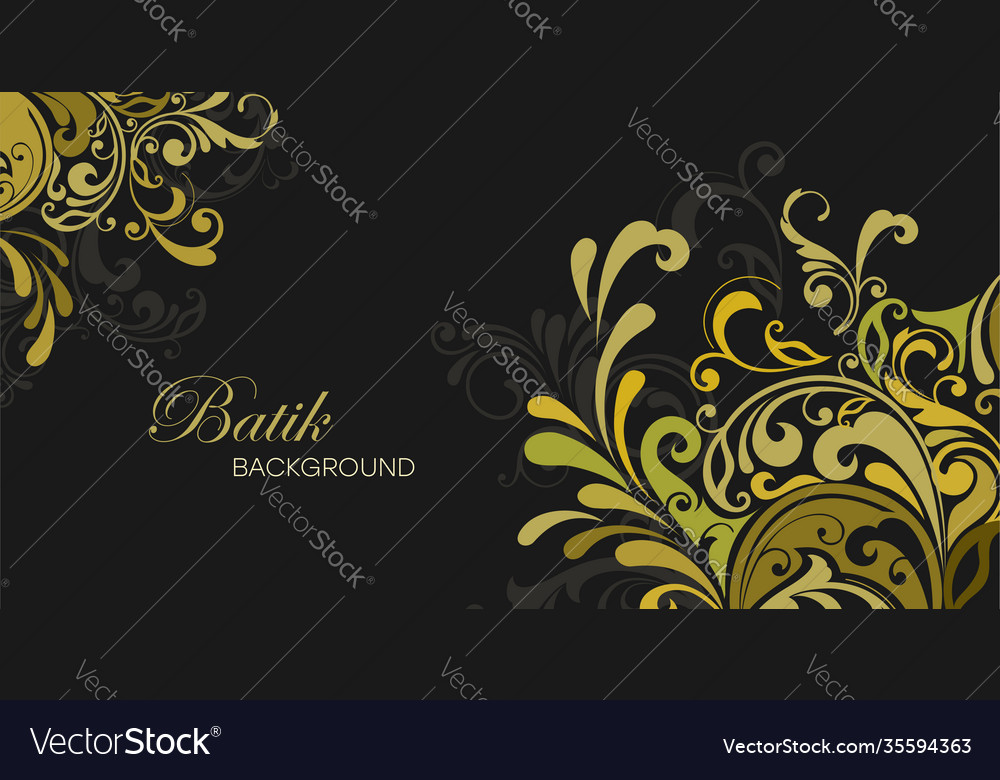 Detail Batik Background Vector Nomer 25