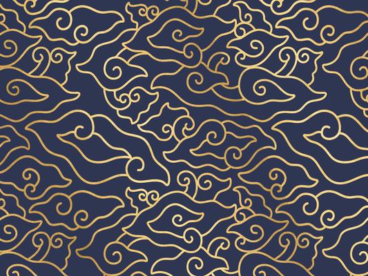 Detail Batik Background Vector Nomer 40