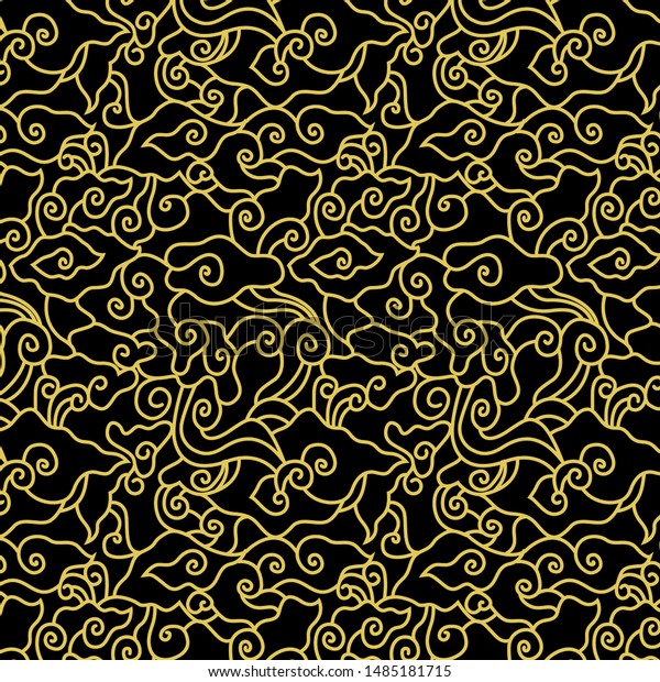 Detail Batik Background Vector Nomer 47
