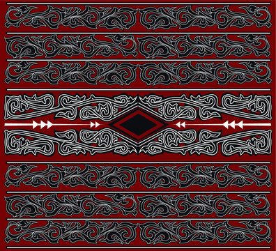 Detail Batik Batak Vector Nomer 42