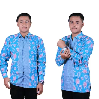 Detail Batik Biru Muda Nomer 23