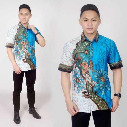 Detail Batik Biru Muda Nomer 36