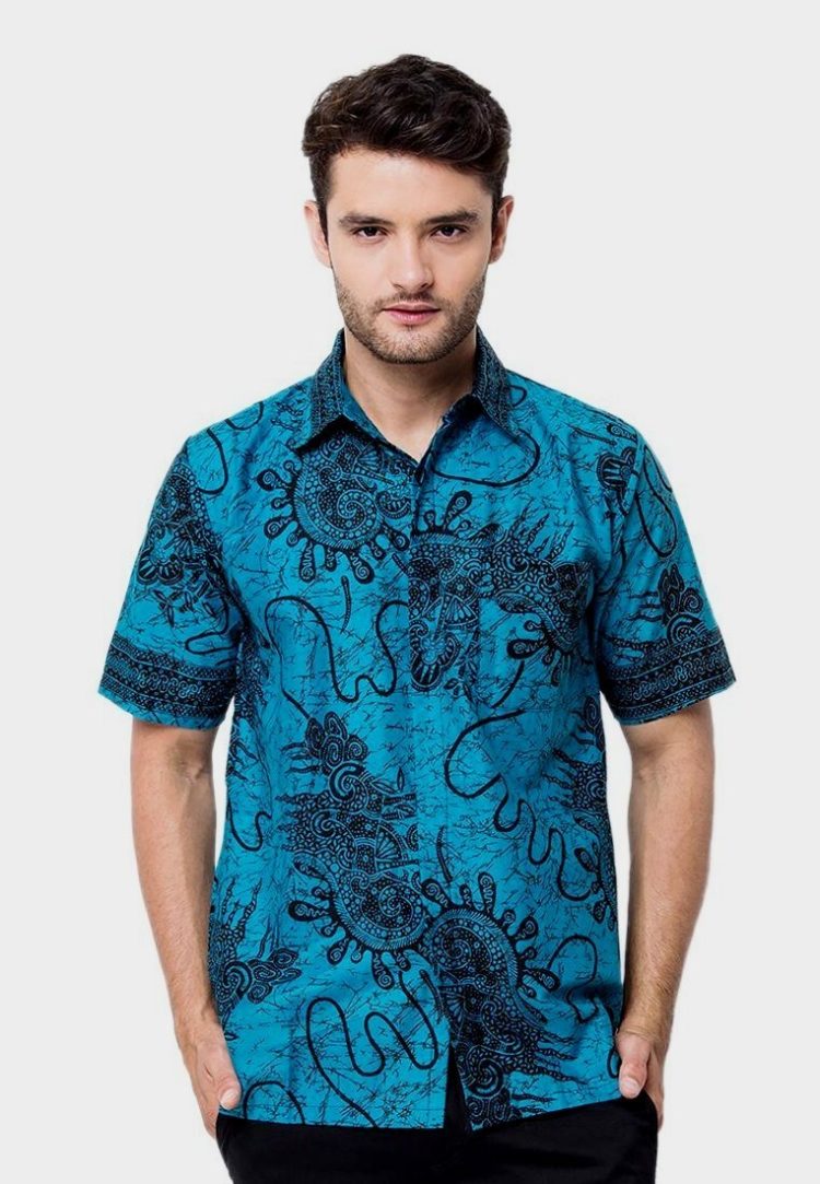 Detail Batik Biru Muda Nomer 49