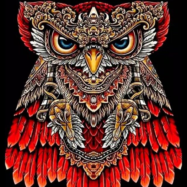 Detail Batik Burung Hantu Nomer 13