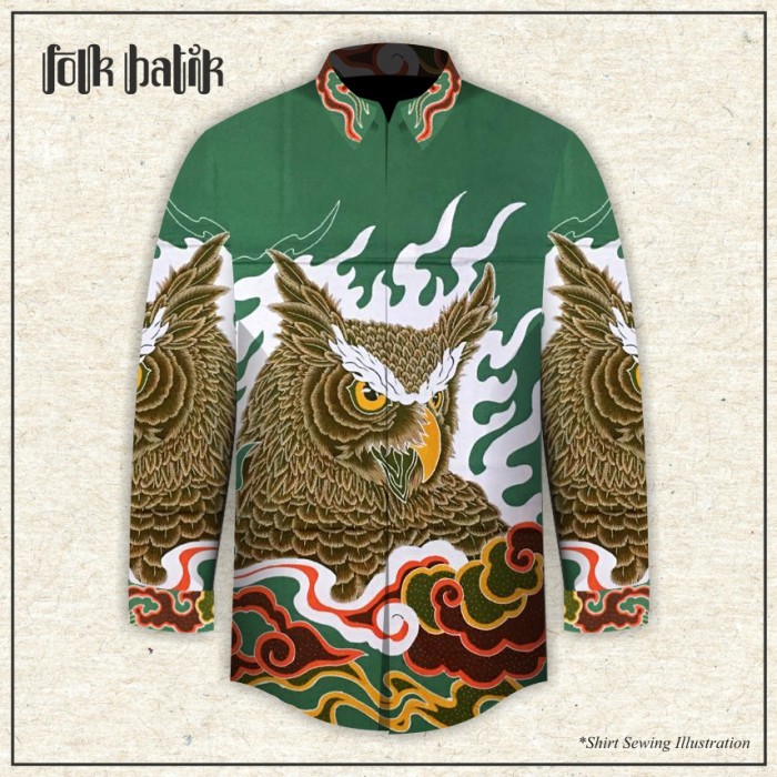 Detail Batik Burung Hantu Nomer 15