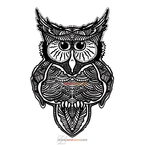 Detail Batik Burung Hantu Nomer 16