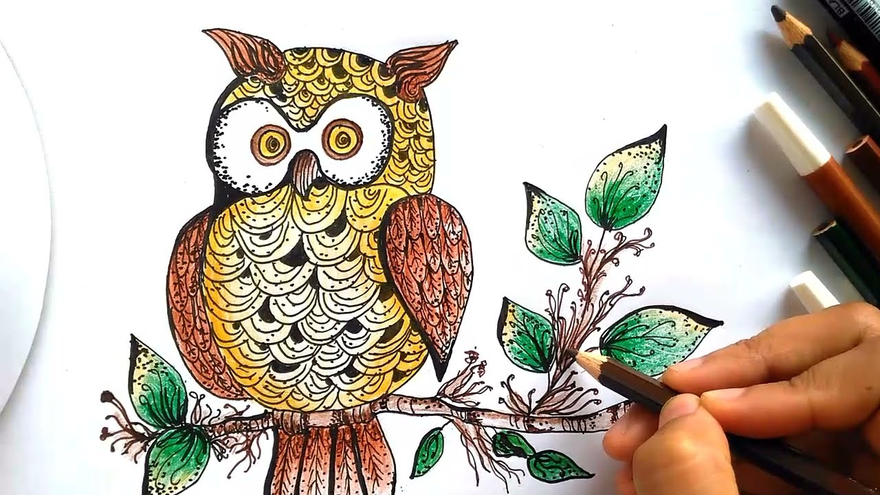 Detail Batik Burung Hantu Nomer 4