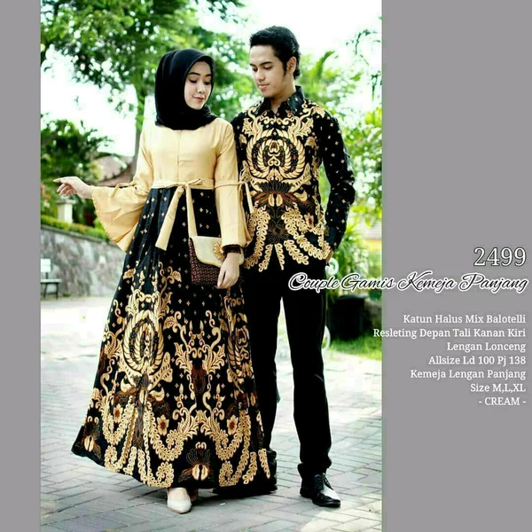 Detail Batik Couple Elegan Nomer 16