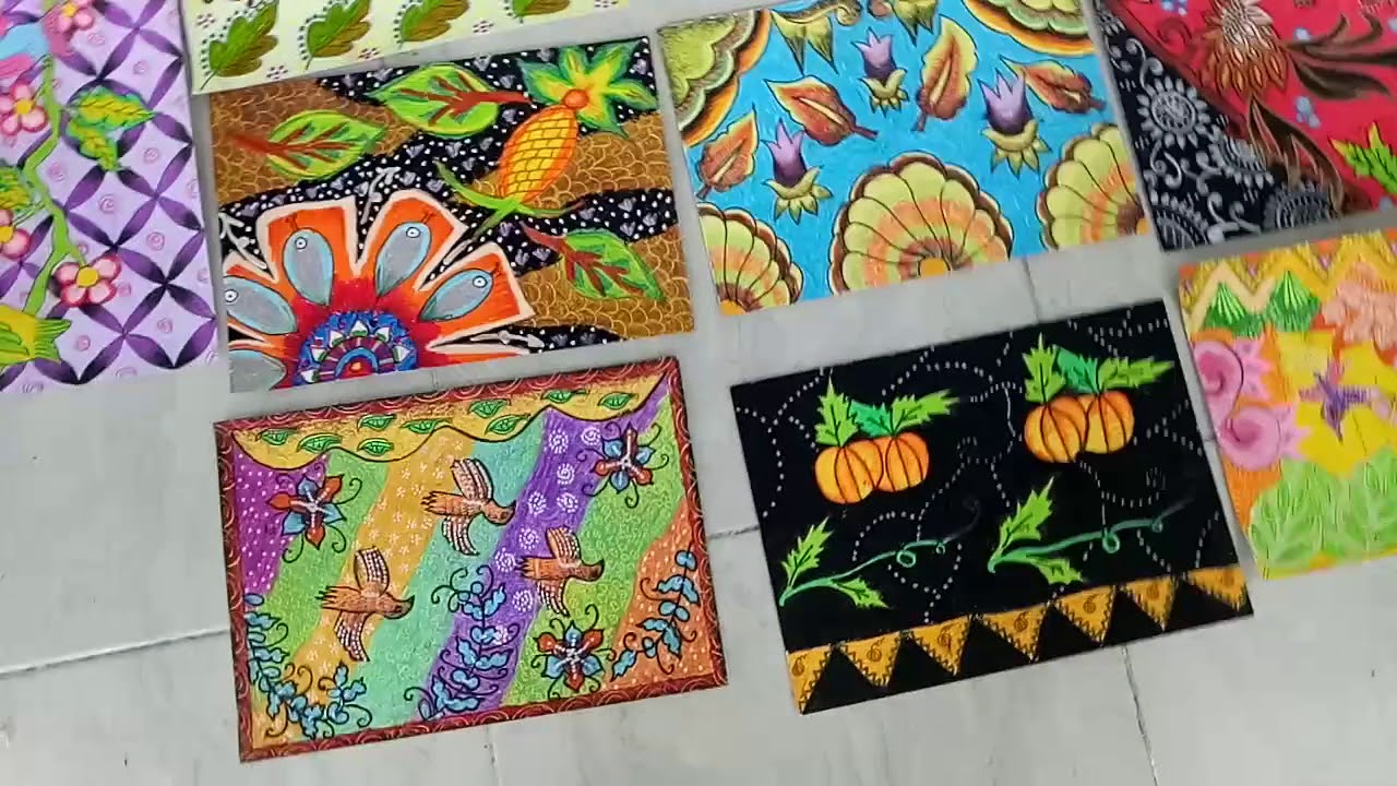 Detail Batik Flora Dan Fauna Sederhana Nomer 6