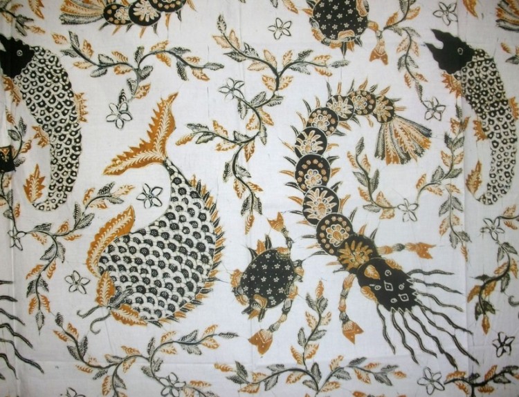 Detail Batik Flora Dan Fauna Sederhana Nomer 54