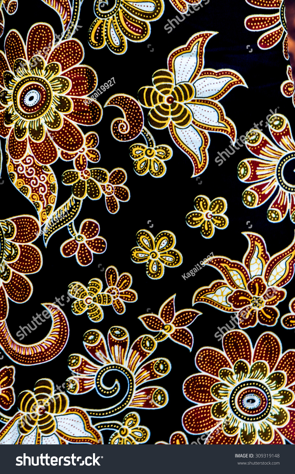 Detail Batik Flora Simple Nomer 11