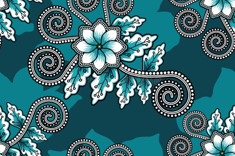 Detail Batik Flora Simple Nomer 17