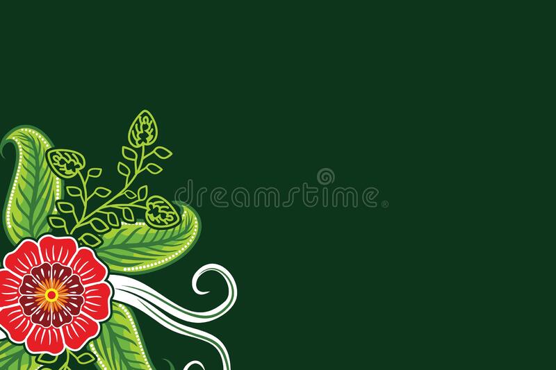 Detail Batik Flower Vector Nomer 56