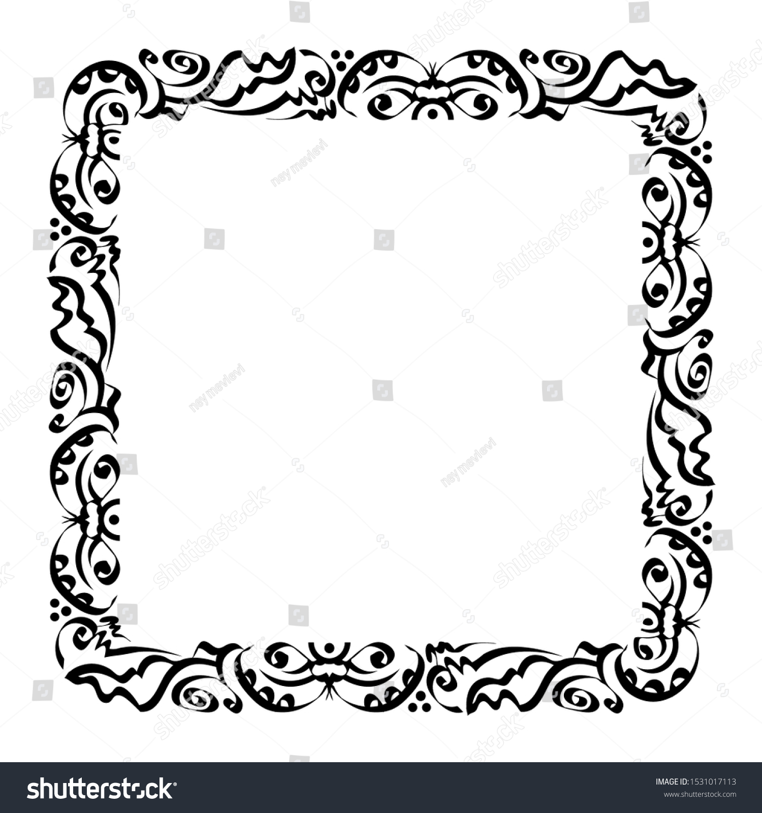 Batik Frame Vector - KibrisPDR