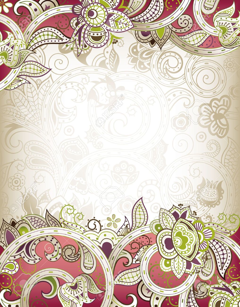 Detail Batik Frame Vector Nomer 15