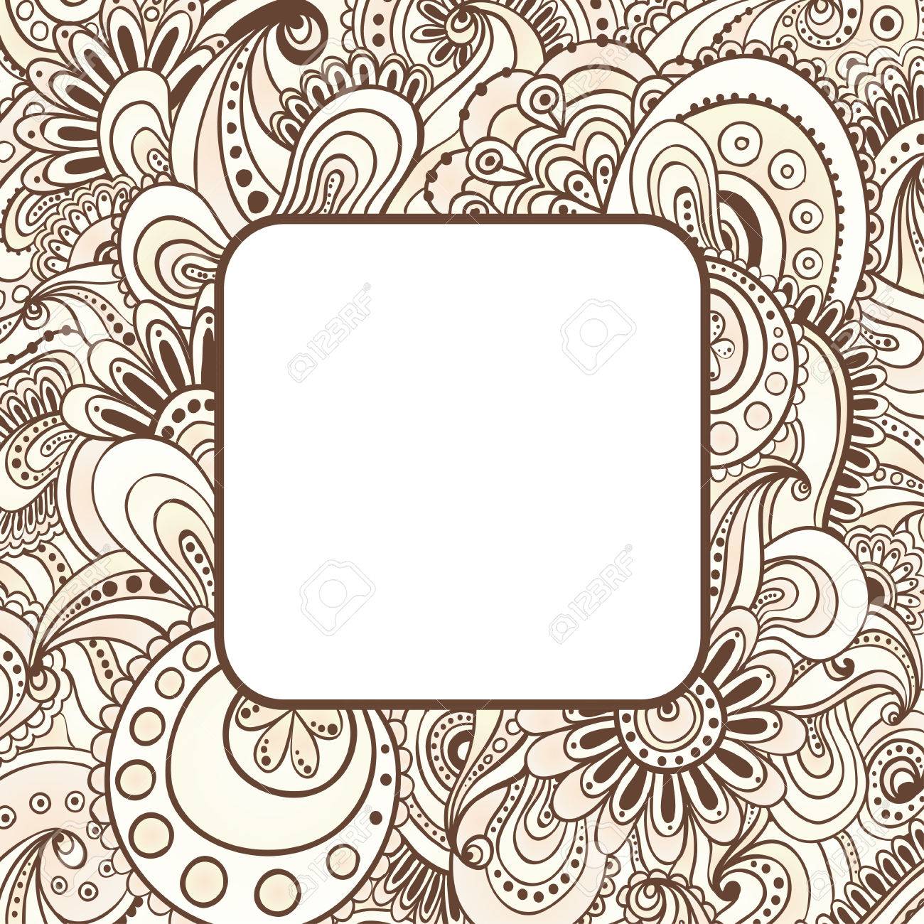Detail Batik Frame Vector Nomer 33