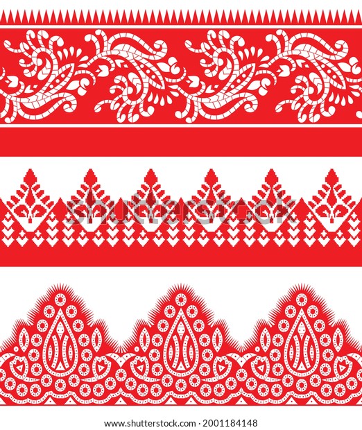 Detail Batik Frame Vector Nomer 34