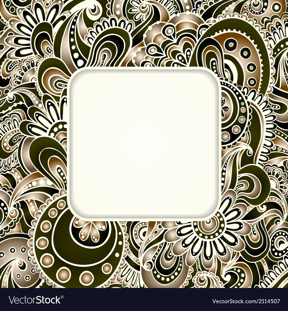 Detail Batik Frame Vector Nomer 39