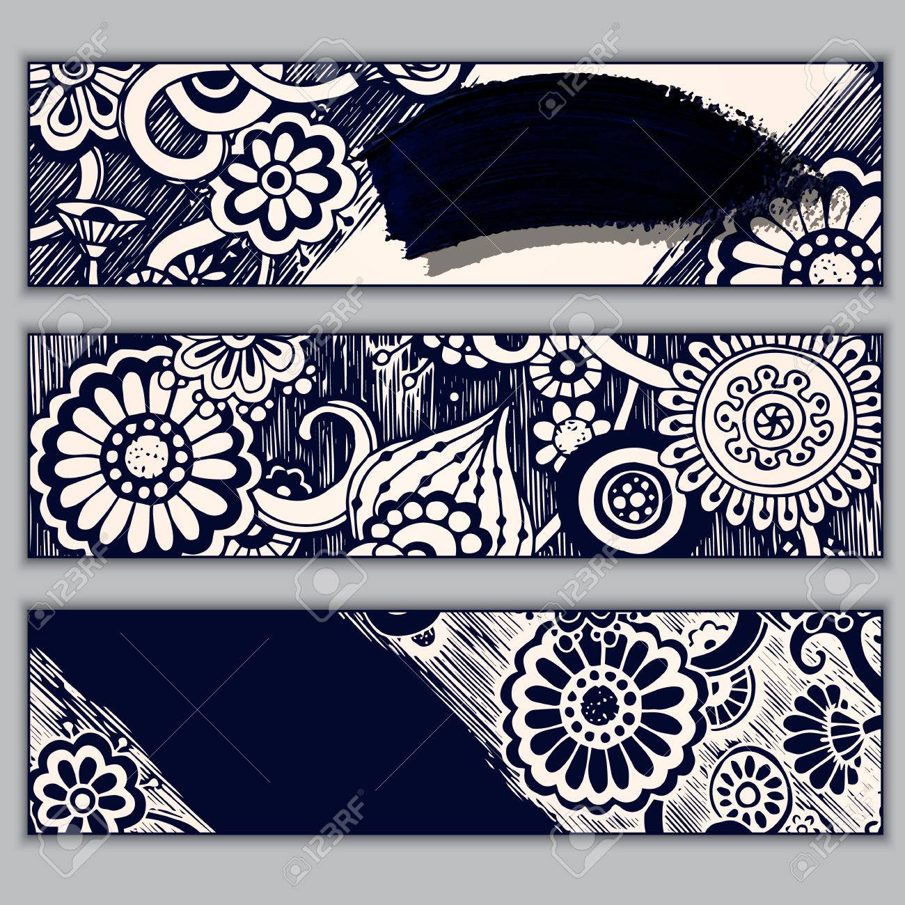 Detail Batik Frame Vector Nomer 5