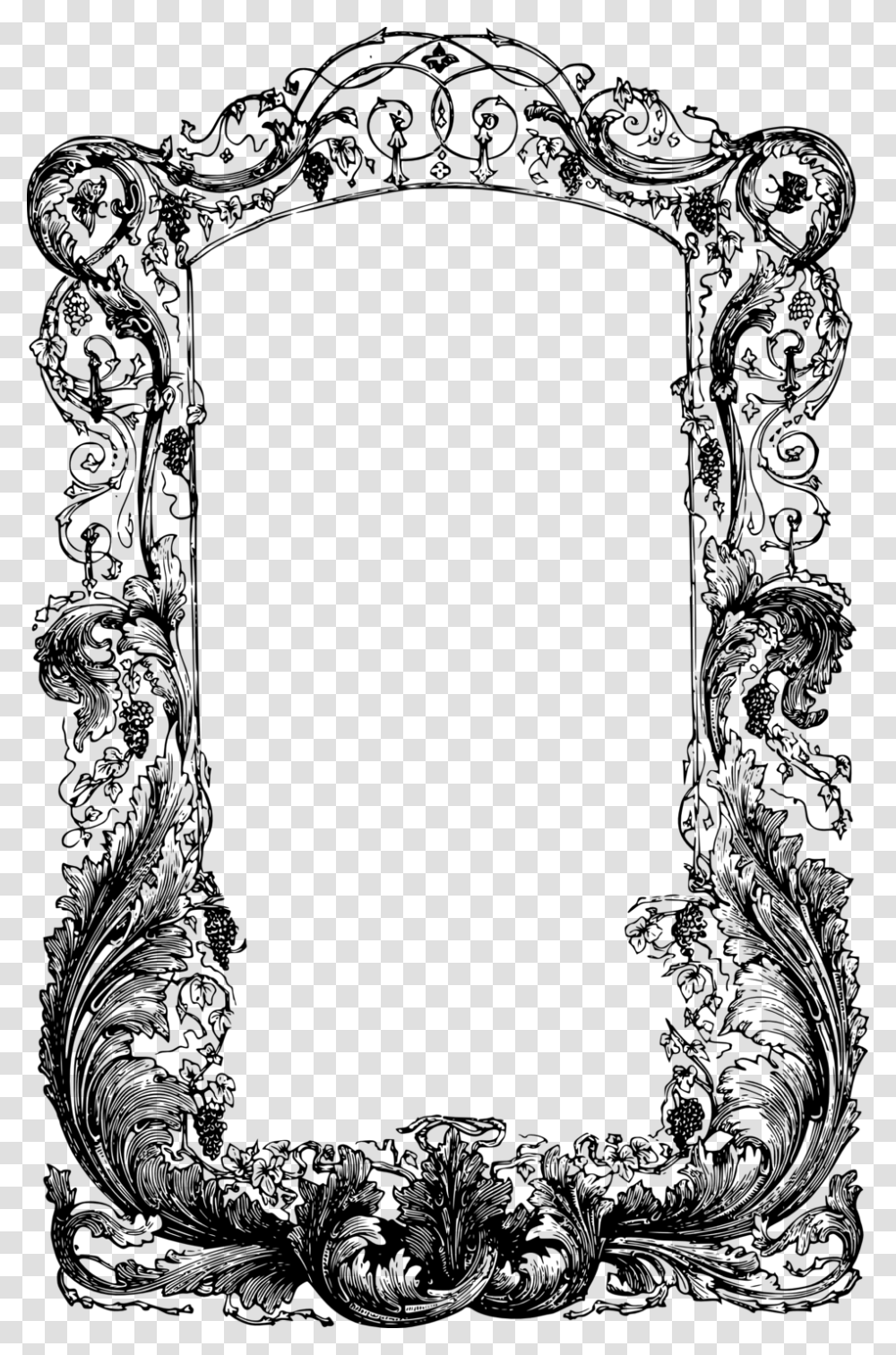 Detail Batik Frame Vector Nomer 7