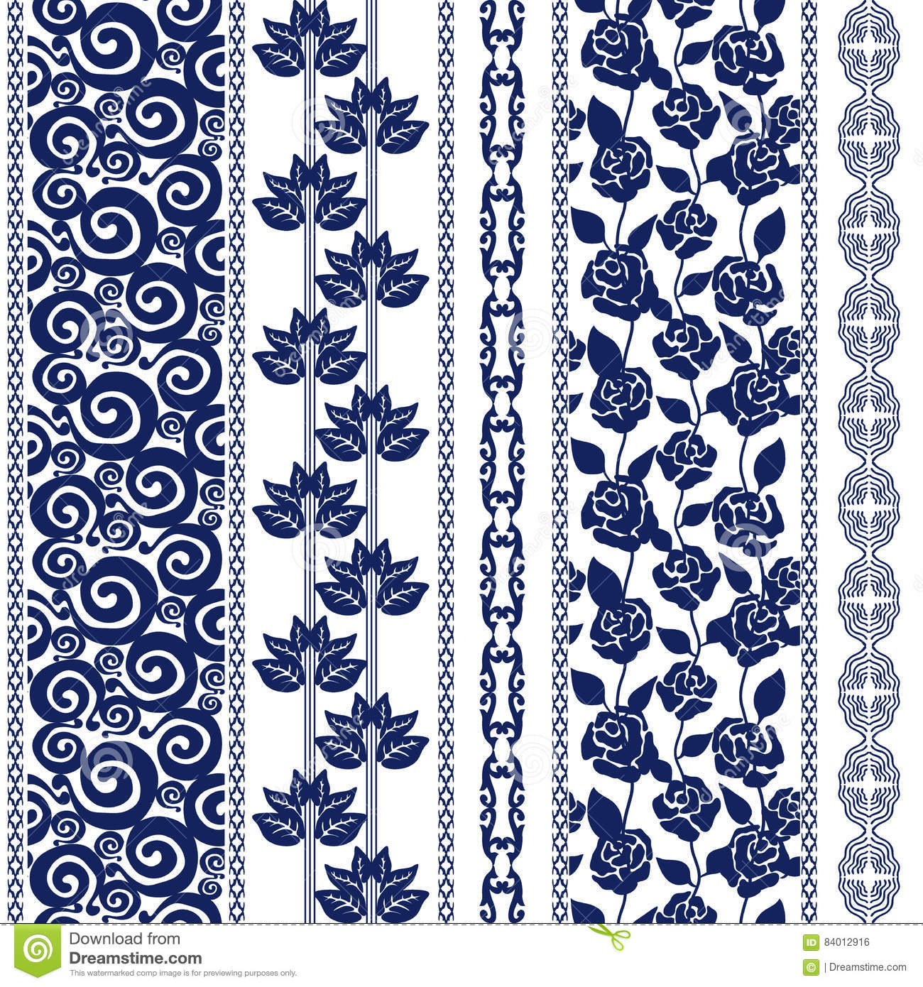Detail Batik Frame Vector Nomer 10