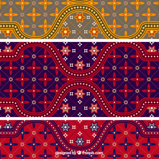 Detail Batik Free Vector Nomer 19