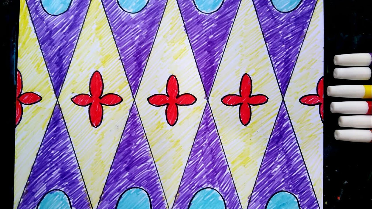 Detail Batik Geometris Simple Nomer 16
