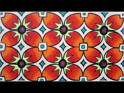 Detail Batik Geometris Simple Nomer 18