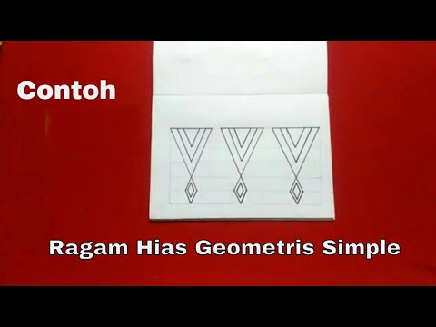 Detail Batik Geometris Simple Nomer 54