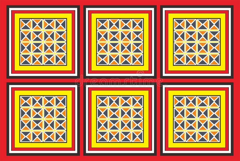 Detail Batik Geometris Simple Nomer 55