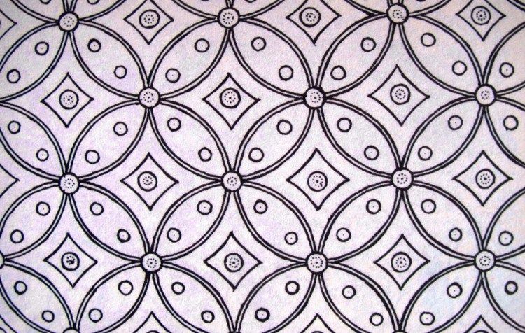 Detail Batik Geometris Simple Nomer 8