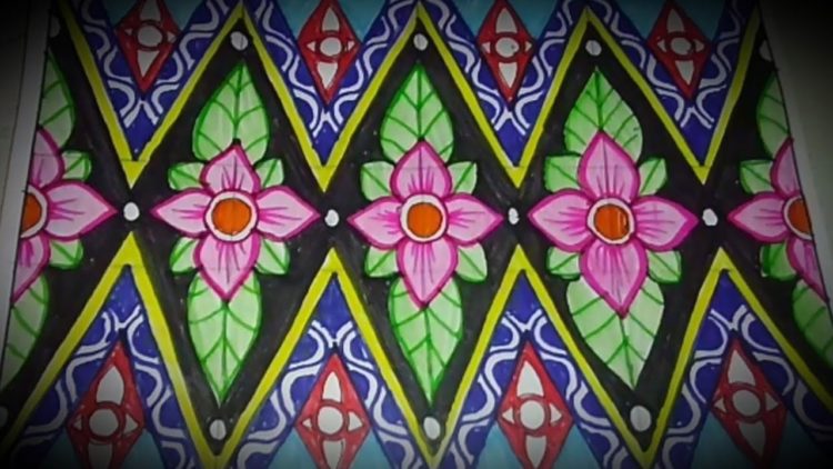 Detail Batik Geometris Simple Nomer 9